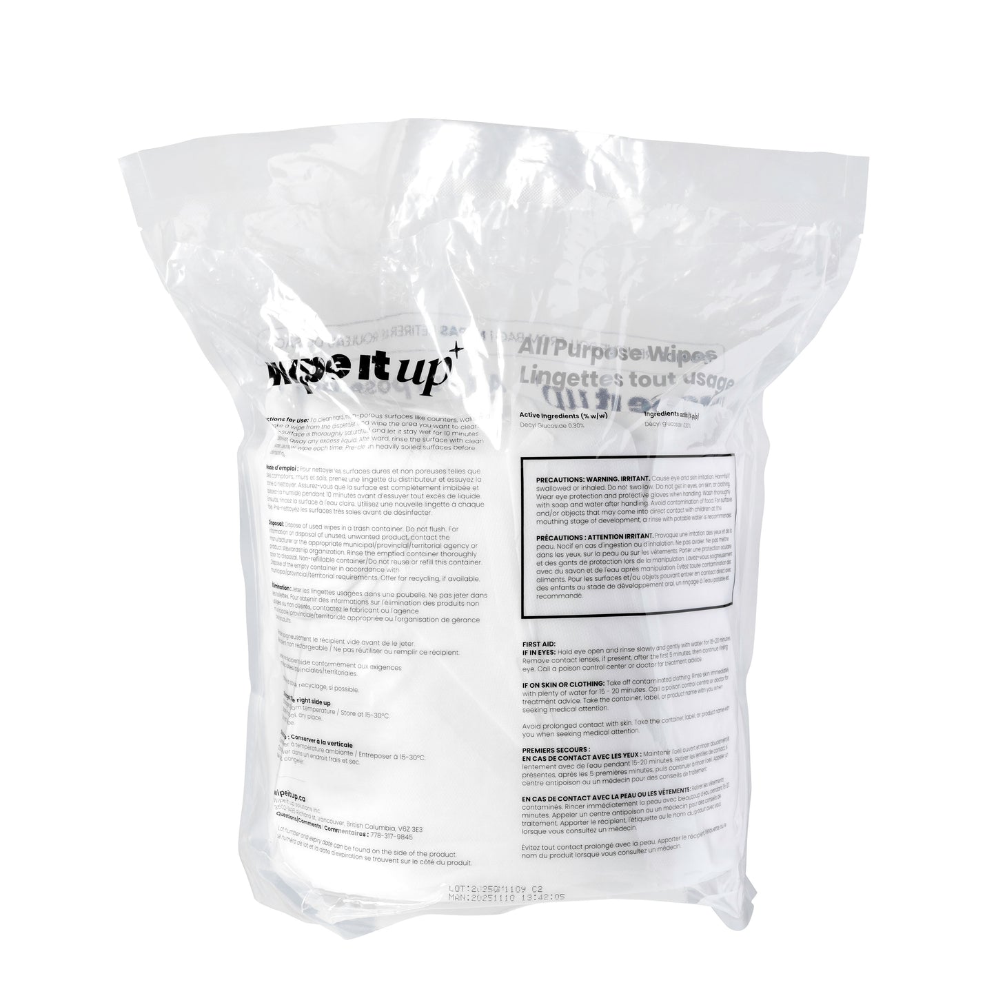 Cleaning Wet Wipes - Gym Wipes